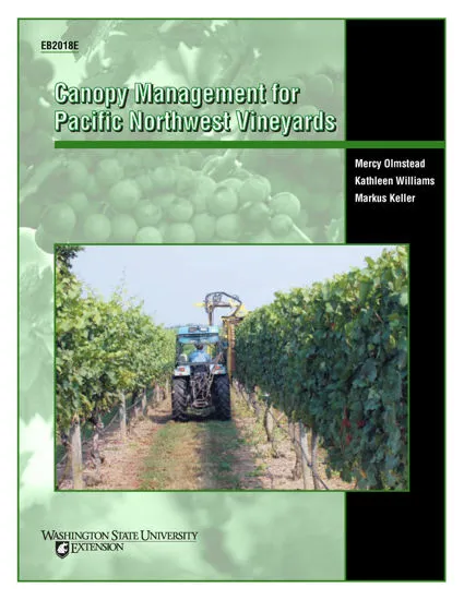 a book about Canopy Management for Pacific Northwest Vineyards